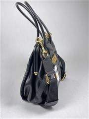 Moschino Couture Pillow Leather Shoulder Bag - Black Luxury Handbag